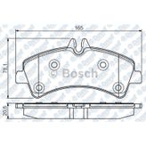 Bosch 0986495099 Arka Fren Balatası