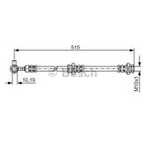Bosch 1987476378 Fren Hortumu Sol Ön 515.00 Mm