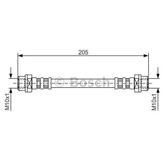 Bosch 1987476477 Fren Hortumu İç Arka 205.00 Mm