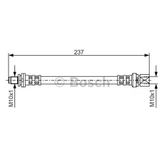 Bosch 1987476564 Fren Hortumu Arka 237.00 Mm