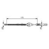 Bosch 1987477906 El Fren Teli Fiesta V Jh Jd)1.25 16V 0308 Focus Sedan Dfw 1.8 Tdcı 02-04 Fusion (Ju)1.6 0208 2 Dy 1.25 0206 1034280