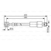 Bosch 1987481545 Fren Hortumu