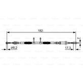 Bosch 1987482450 El Fren Teli Ducato Boxer Jumper 15> 0474647