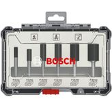 Bosch 2607017465 6 Parça Düz 6 mm Pro Freze Seti