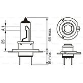 Bosch Ampul - Plus 90 - 12 V - H7 - 55 W - PX26D H7