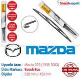 Bosch Eco Mazda 323 1998-2003 Silecek Takımı