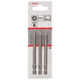 Bosch ExtraHard PH2x89 mm 3'lü Vidalama Ucu