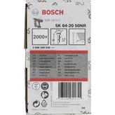 Bosch GNH 18 V 64M 50 mm 2000 Adet Uyumlu SK64-20 NR Paslanmaz Başsız Çivi
