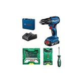 Bosch GSB 185-Li Akülü Darbeli Matkap + 41 Parça Aksesuar Seti