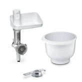 Bosch MUZ5BS1 Lifestyle set Bakingsensation Spritzgebaeckvorsatz, karıştırma kabı, kıyma makinesi, beyaz