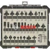 Bosch Pro Karışık Freze Ucu Seti, Şaft 6 Mm, 30 Parça