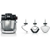 Bosch Serie 6 Terazili Mutfak Makinesi 1600 W Siyah Fırçalanmış Paslanmaz Çelik