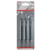 Bosch T344D 3'lü Paket Dekupaj Testeresi Bıçağı