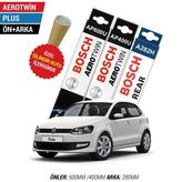 Bosch Vw Polo Ön Arka Silecek (2009-2017) Bosch Aerotwin