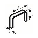 Bosch Zımba Teli Tip 53 11,4 x 0,74 x 12 Mm 1609200367