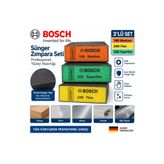 Bosch ZIMPARA SETİ 3 PARÇA SÜNGER ZIMPARA