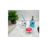 Bosphorus BENEKLİ DESEN 3 LÜ BANYO SETİ AKRİLİK