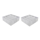 Bosphorus Çekmece İçi Düzenleyici Set,12 Bölmeli Pvc 2 Adet Beyaz