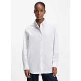 Boss Beyaz Kadın Oversize Gömlek 50553532 - 38