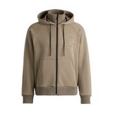 Boss Erkek Kapüşonlu Fermuarlı Sweatshirt
