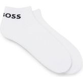 Boss Erkek Pamuklu Logolu Dokuma Kumaş Beyaz Çorap 50469859-100 - 43 - 46