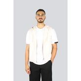 Boss Erkek Regular Fit Kapüşonlu Fermuarlı Ekru Ceket 50543587-131