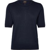 Boss Lacivert Kadın Bisiklet Oversize Kazak 50557077