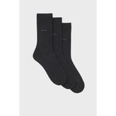 Boss Logolu Pamuklu 3 Pack Çorap Erkek Çorap 50469839 012 - 39 - 42 - Antrasit