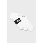 Boss Pamuklu Logolu 3 Pack Çorap Erkek Çorap 50543482 100 - 39 - 42 - Beyaz