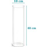 Box&Box Pelet Sobası Için Borosilikat Cam Boru 40 cm