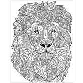Boyanabilir Tablo Tuval aslan 25x35 cm