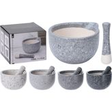 Boyner Evde Granit Görünümlü Havan Sarımsak Ezici 330 ml - Ahşap