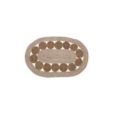 Boyner Evde Hasır Oval Kilim 80x50 cm