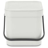 Brabantia Sort&go Lıght Grey Çöp Kovası 6lt - 6 lt - Beyaz