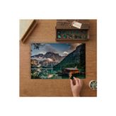 Braies Gölü - Italya Tasarımı 240 Parça Ahşap Puzzle Ahşap Kutuda MP04416
