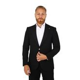 BRANGO Erkek Slim Fit Ceket, Siyah, 48 Beden, 5014444767677