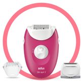 Braun Silk Epil 3 3276 Ahududu Pembe Epilatör