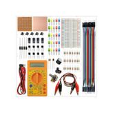 Breadboard Temel Elektronik Devre Eğitim Seti + Dt830d Multimetre