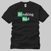 Breaking Bad Series Logo Erkek Tişört - Siyah