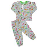 Breeze Kız Çocuk Desenli Pijama Takımı