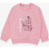Breeze Kız Çocuk Sweatshirt Nakışlı Pullu Pudra (1-4 Yaş) - 1 Yaş