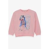 Breeze Kız Çocuk Sweatshirt Pullu Baskılı 9-14 Yaş, Pudra