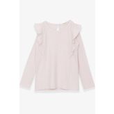 Breeze Krem 1.5-5 Yaş Fırfırlı Kız Çocuk Bluz