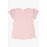 Breeze Pudra 3-8 Yaş Kolları Fistolu Kız Çocuk T-shirt