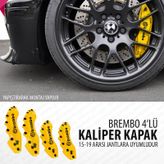 Brembo Kaliper Kapak Sarı 4 Adet