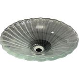 Brezza Şeffaf Yuvarlak Cam Lavabo - B-22