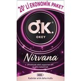 Brf Store Prime Okey Nirvana 20'li Ekonomik Prezervatif - Siyah