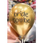 Bride Balon Krom Altın 10'lu 12 inç