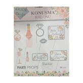 Bride Konuşma Balonu 10 Lu, 546754754754765