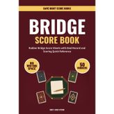 Bridge Score Book: Easy-to-Read Rubber Sheets with Deal Record, We/They Layout and Points Quick Reference